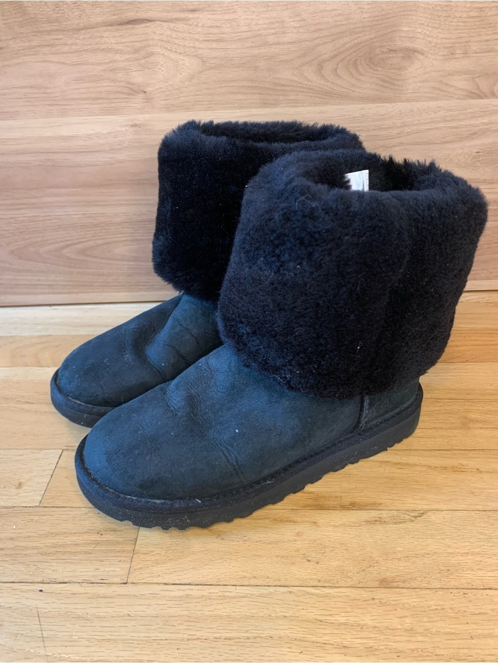 UGG Classic Black Tall Boots - Size 8